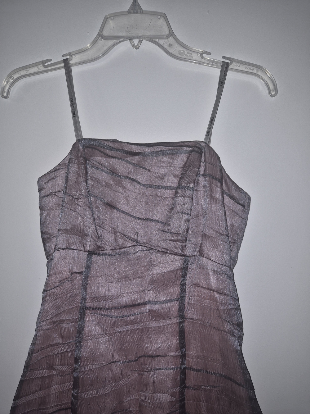 Strapless Dusty Mauve Evening Dress